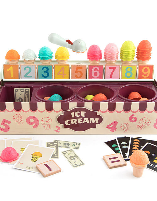 Load image into Gallery viewer, New Play House Ice Cream Math Kitchen Toys For Children Imitating Role Play Game Girls Toys Educational Toy
