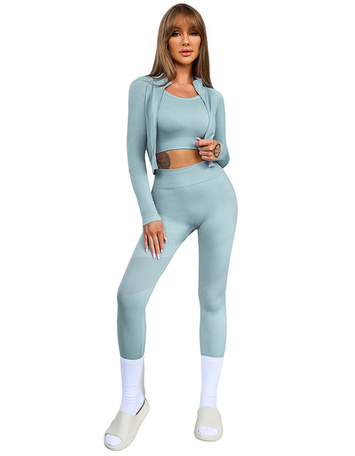 Load image into Gallery viewer, New Solid Color Sleeveless Sports Suit Women
