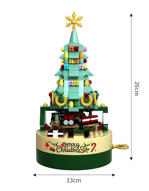 Load image into Gallery viewer, Christmas Tree Blocks Spin Music Box Blocks
