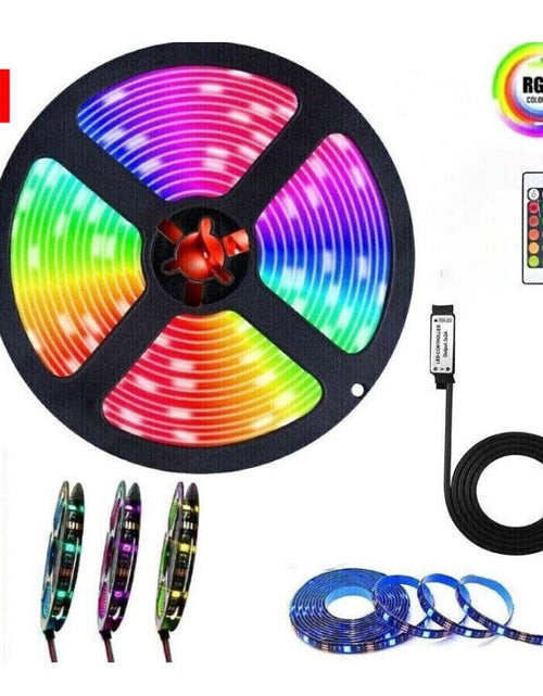 Load image into Gallery viewer, USB LED Light Strip 2-5M RGB Color 5050 Color Changing With TV Kitchen Lighting
