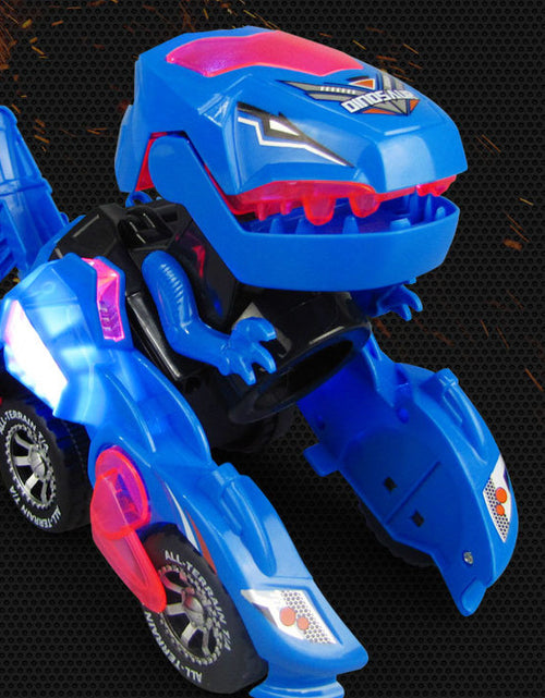 Load image into Gallery viewer, Hot Toys Deformation Dinosaur Toys Children&#39;s Light Music Electric Universal Toy Car
