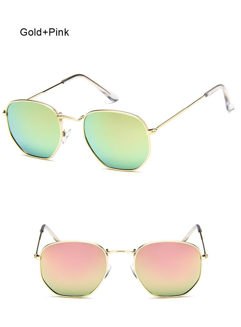 Women's Hexagonal Sunglasses