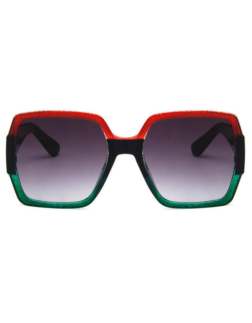 Load image into Gallery viewer, Colourful Glitter Sunglasses Retro Sunglasses
