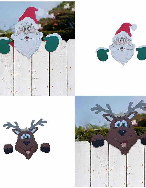 Load image into Gallery viewer, Christmas Themed Fence Garden Top Decoration
