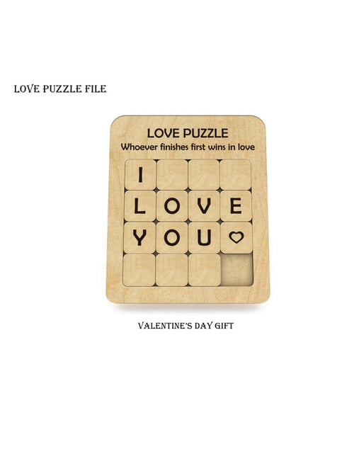 Load image into Gallery viewer, LOVE Puzzle Wooden Puzzle Game
