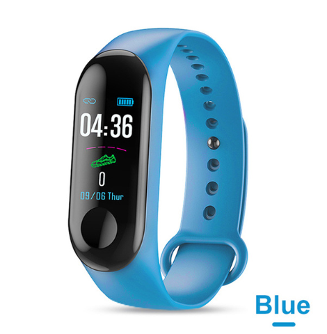 Smart Bracelet Heart Rate And Blood Pressure Exercise Meter Step Information Push Smart Reminder Colour Bracelet