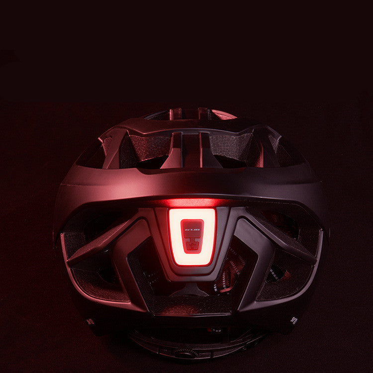 Bicycle Helmet LED Light Rechargeable Integrally-Moulded Cycling Helmet Mountain Road Bike Helmet Sport Safe Hat