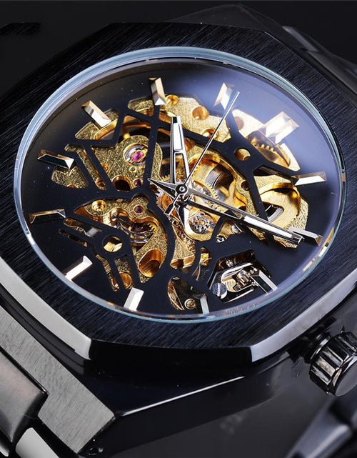 Load image into Gallery viewer, Fusini Automatic Mechanical Watch Hollow Mechanical Fashion Casual Europe And America
