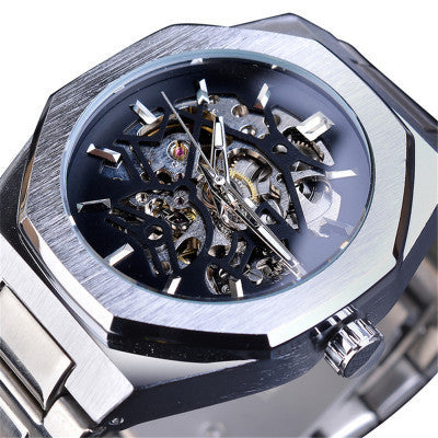 Load image into Gallery viewer, Fusini Automatic Mechanical Watch Hollow Mechanical Fashion Casual Europe And America
