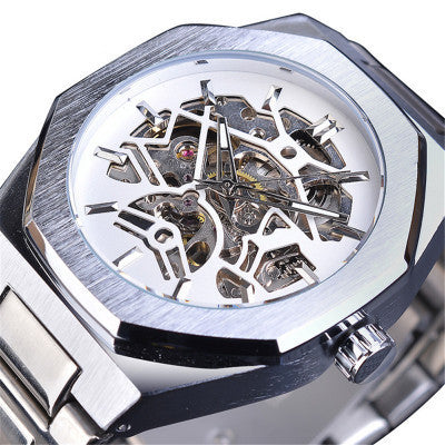 Load image into Gallery viewer, Fusini Automatic Mechanical Watch Hollow Mechanical Fashion Casual Europe And America
