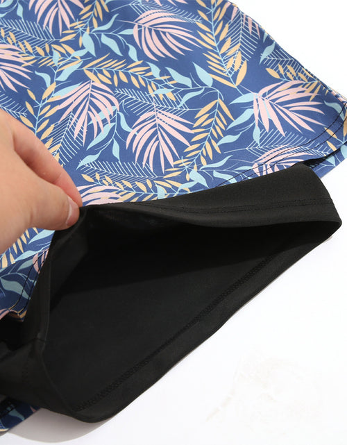 Load image into Gallery viewer, Loose Swimming Trunks Summer Printed Double Layer Beach Shorts
