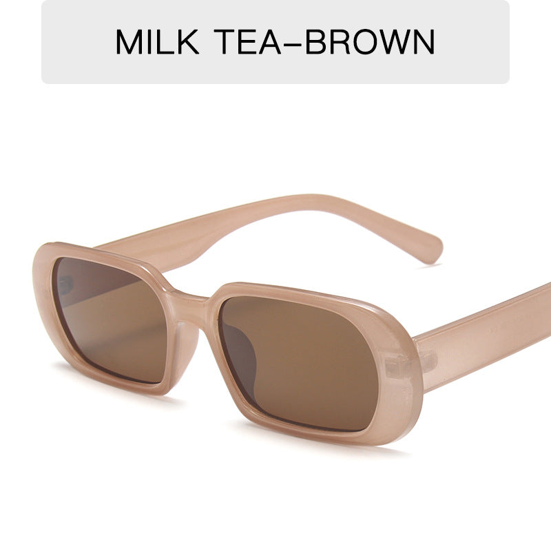 Retro Small Frame Sunglasses Female Candy Colour Colourful Fashion Sunglasses