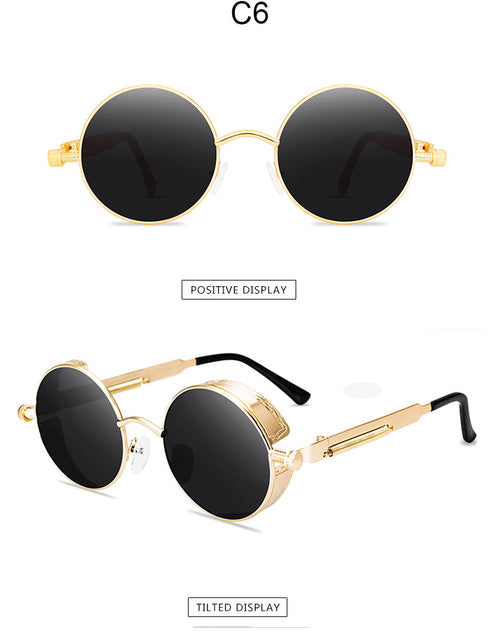 Load image into Gallery viewer, Steampunk Sunglasses Metal Spring Foot
