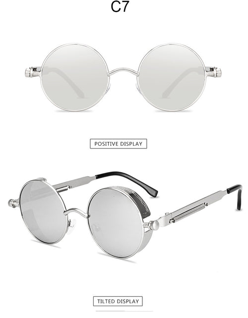 Load image into Gallery viewer, Steampunk Sunglasses Metal Spring Foot
