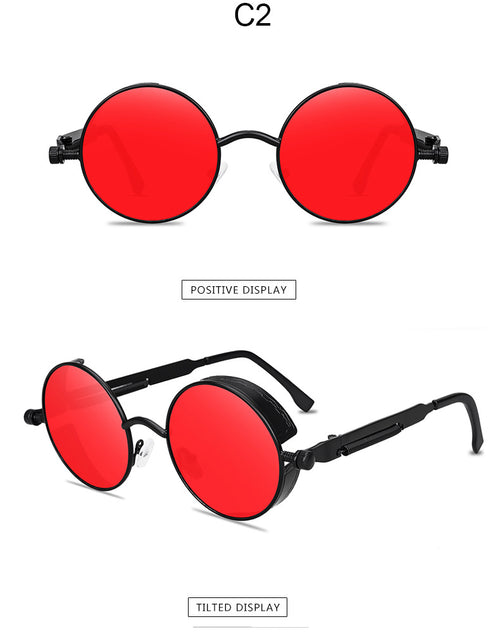 Load image into Gallery viewer, Steampunk Sunglasses Metal Spring Foot
