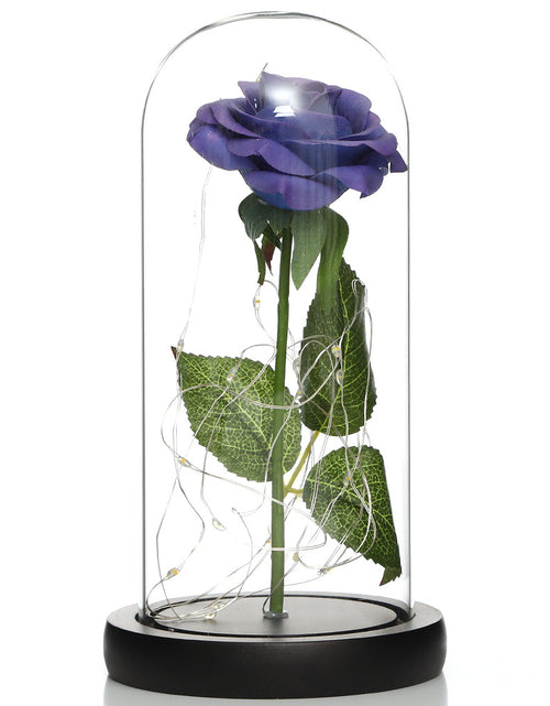 Load image into Gallery viewer, Glass Shade Rose Lamp
