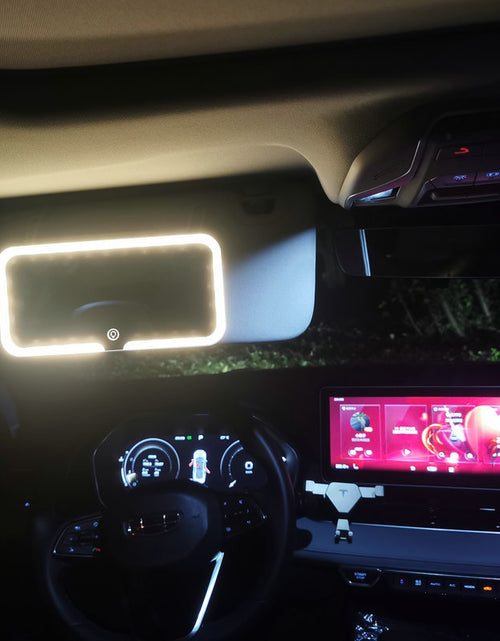 Load image into Gallery viewer, Car Sun Visor With Light Led Make-up Mirror
