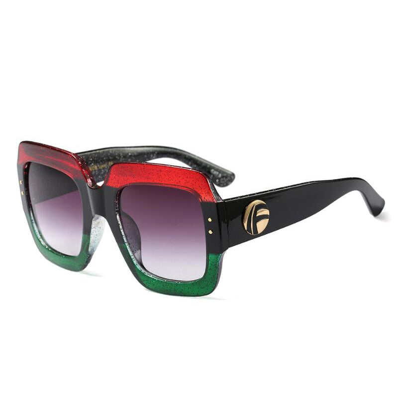 Colourful Glitter Sunglasses Retro Sunglasses