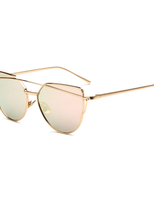 Load image into Gallery viewer, Female Vintage Gold Sunglasses
