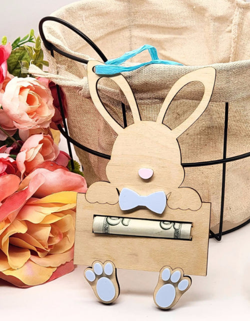 Load image into Gallery viewer, Easter Bunny Suit Cash Gift Pendant
