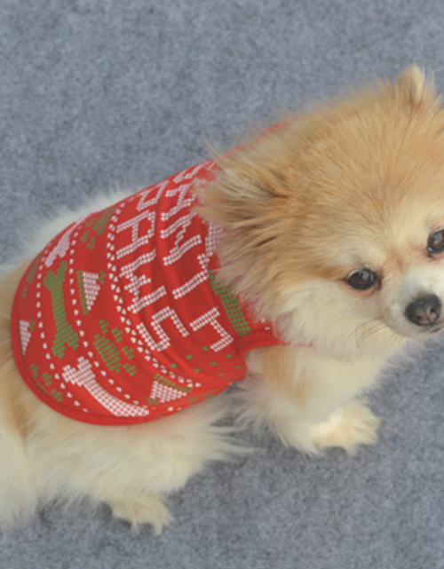 Load image into Gallery viewer, Dog Christmas vest
