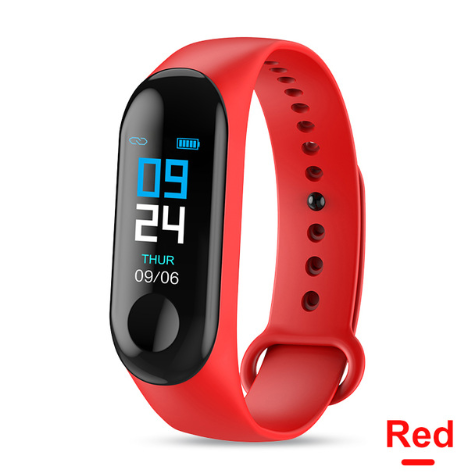 Smart Bracelet Heart Rate And Blood Pressure Exercise Meter Step Information Push Smart Reminder Colour Bracelet