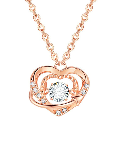 Load image into Gallery viewer, Heart Necklace S925 Sterling Silver
