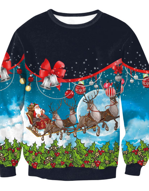 Load image into Gallery viewer, Beautiful Christmas Sweater Vacation Santa Elf Funny Women&#39;s Men Sweaters Tops Autumn Winter Clothing
