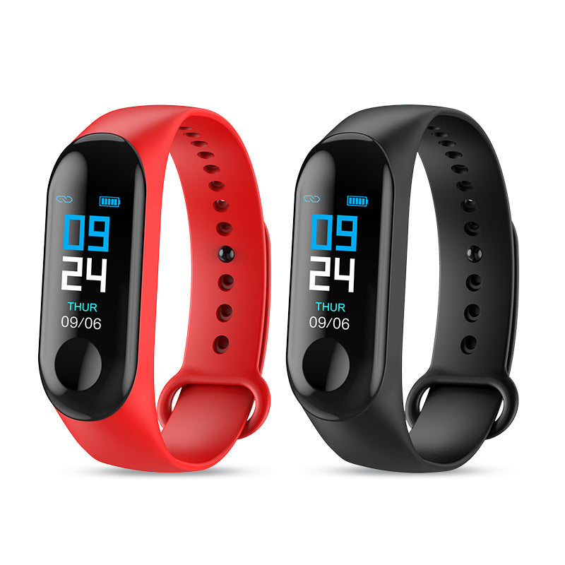 Smart Bracelet Heart Rate And Blood Pressure Exercise Meter Step Information Push Smart Reminder Colour Bracelet