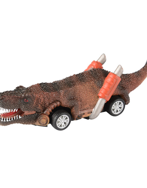 Load image into Gallery viewer, New Dinosaur Pullback Car Four-wheeled Dinosaur Model Car Small Racing Dinosaur Toys Children&#39;s Educational Toys
