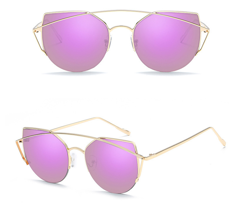 Female Vintage Gold Sunglasses