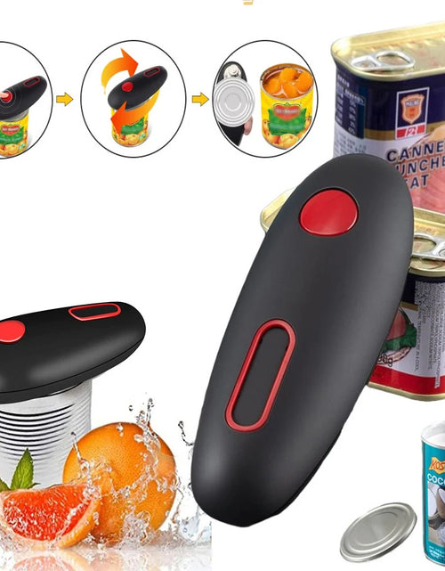 Load image into Gallery viewer, Electric Can Opener Automatic Jar Bottle Can Machine One Touch Portable Kitchen Hand Free Can Opener
