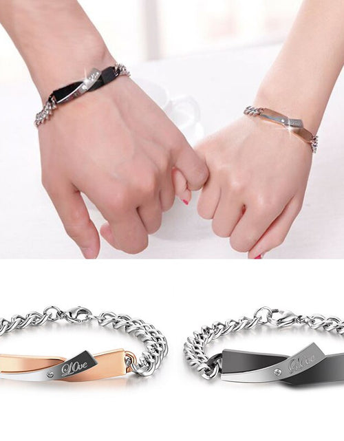 Load image into Gallery viewer, Couple Cross-Design Bracelet
