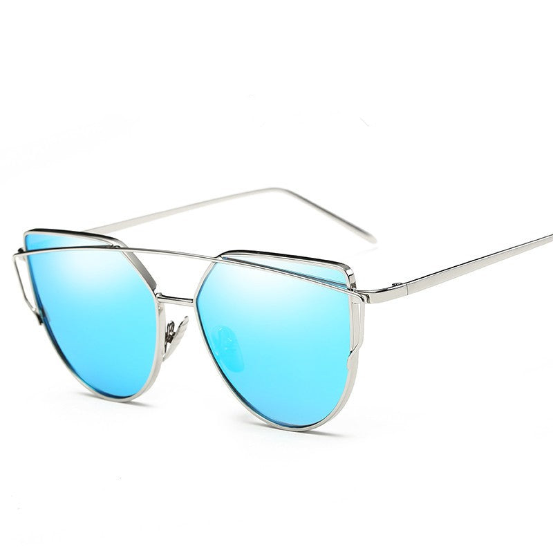 Female Vintage Gold Sunglasses