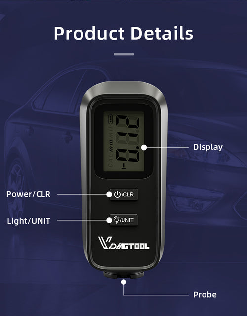 Load image into Gallery viewer, Automotive Paint Coating Thickness Gauge
