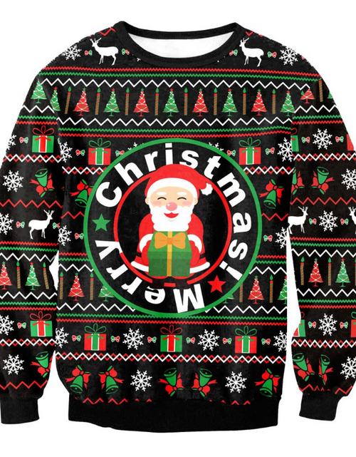 Load image into Gallery viewer, Beautiful Christmas Sweater Vacation Santa Elf Funny Women&#39;s Men Sweaters Tops Autumn Winter Clothing
