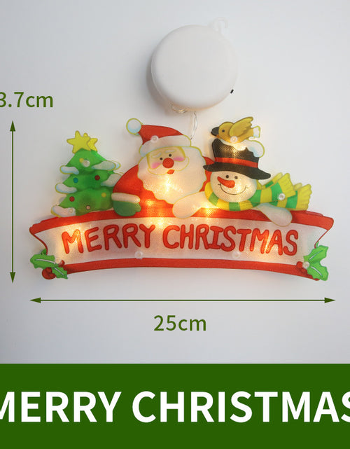 Load image into Gallery viewer, LED Suction Cup Window Hanging Lights Christmas Decoration
