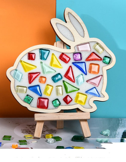 Load image into Gallery viewer, Handmade Mosaic Rabbit Decorations
