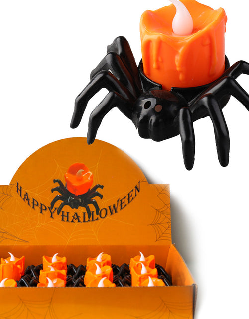 Load image into Gallery viewer, Halloween Festival Atmosphere Creative Halloween Spider Candlestick Ornaments
