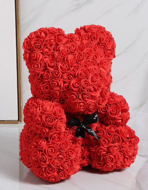 Load image into Gallery viewer, Eternal Life Flower Rose Bear Creative Valentine&#39;s Day Gift
