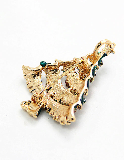 Load image into Gallery viewer, Christmas Tree Brooch Pin Women Girls Jewelry
