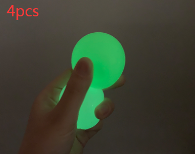 Load image into Gallery viewer, Luminous Sticky Ball Toys Sticky Wall Home Party Games Glow In The Dark Novelty Toys Decompression Squeeze Toy
