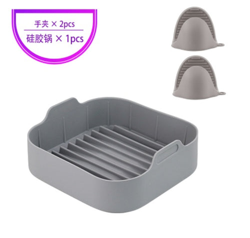 Load image into Gallery viewer, Air Fryer Silicone Pot Replacement Of Parchment Paper Liners No More Cleaning Basket After Using The Air Fryer Food Safe Air Fryers Oven Accessories
