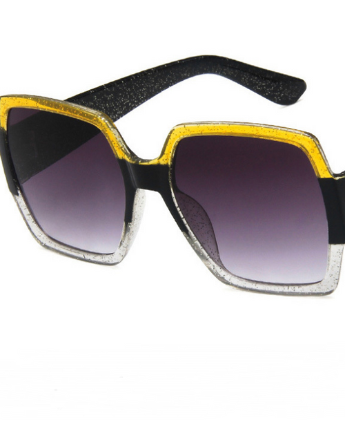 Load image into Gallery viewer, Colourful Glitter Sunglasses Retro Sunglasses
