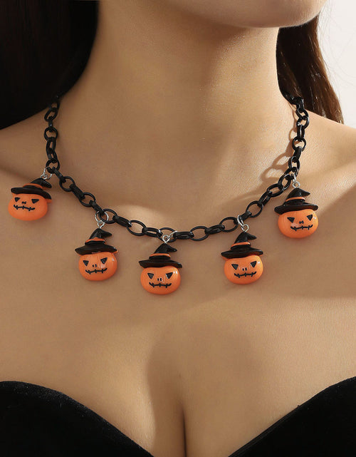 Load image into Gallery viewer, Halloween Necklace Clavicle Chain Female
