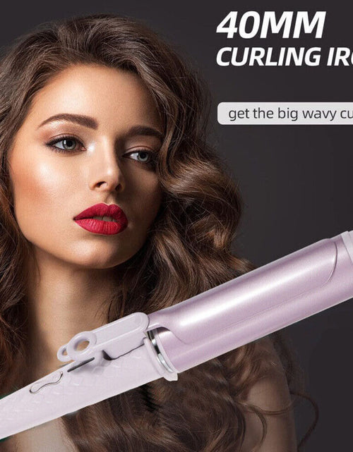 Load image into Gallery viewer, 40mm Curling Wand Curling Tongs Big Barrel Curling Iron Professional Hair Curler
