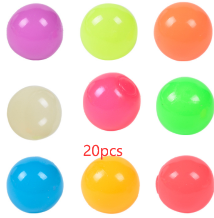 Load image into Gallery viewer, Luminous Sticky Ball Toys Sticky Wall Home Party Games Glow In The Dark Novelty Toys Decompression Squeeze Toy
