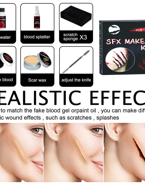 Load image into Gallery viewer, Halloween Cosmetic MakeUp Kit
