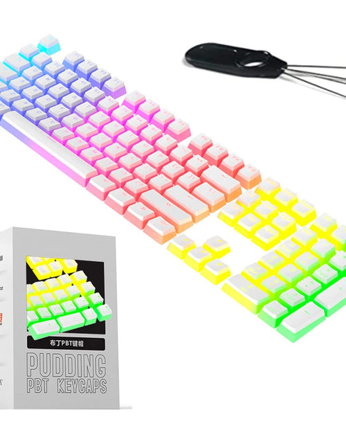 Load image into Gallery viewer, Detachable DIY Pudding Keycap Double Shot Translucent Layer Mechanical US Layout
