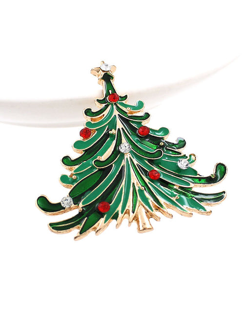 Load image into Gallery viewer, Christmas Tree Brooch Pin Women Girls Jewelry
